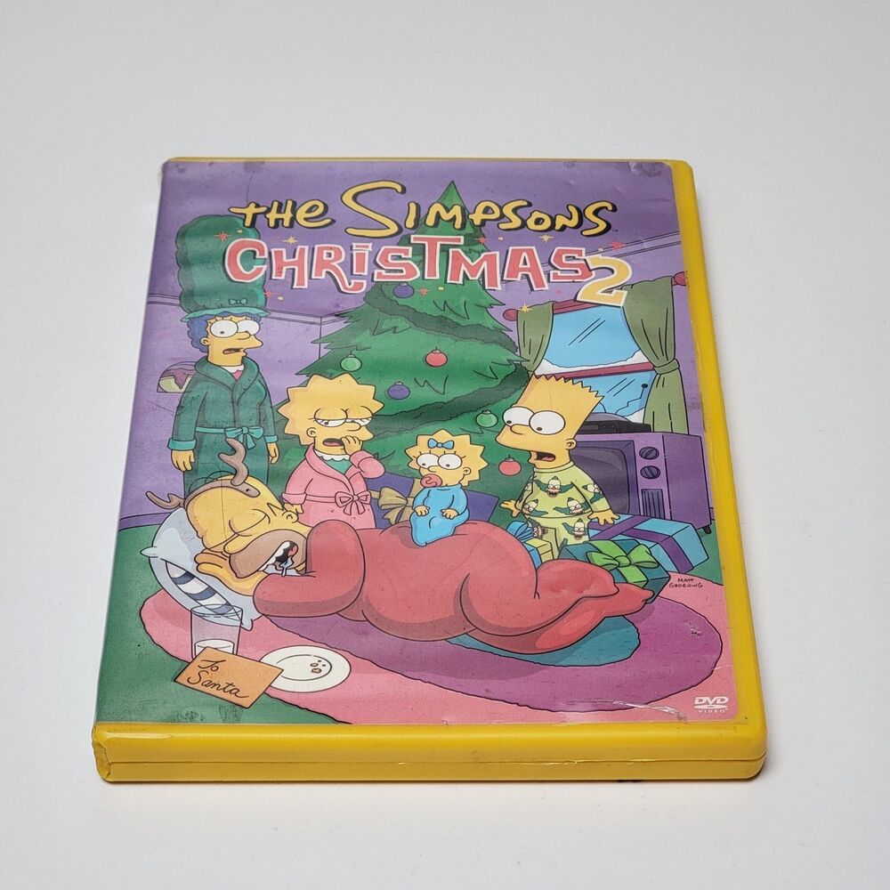 The Simpsons Christmas 2 & The Simpson Movie DVD Bart Homer Marge Lisa Maggie